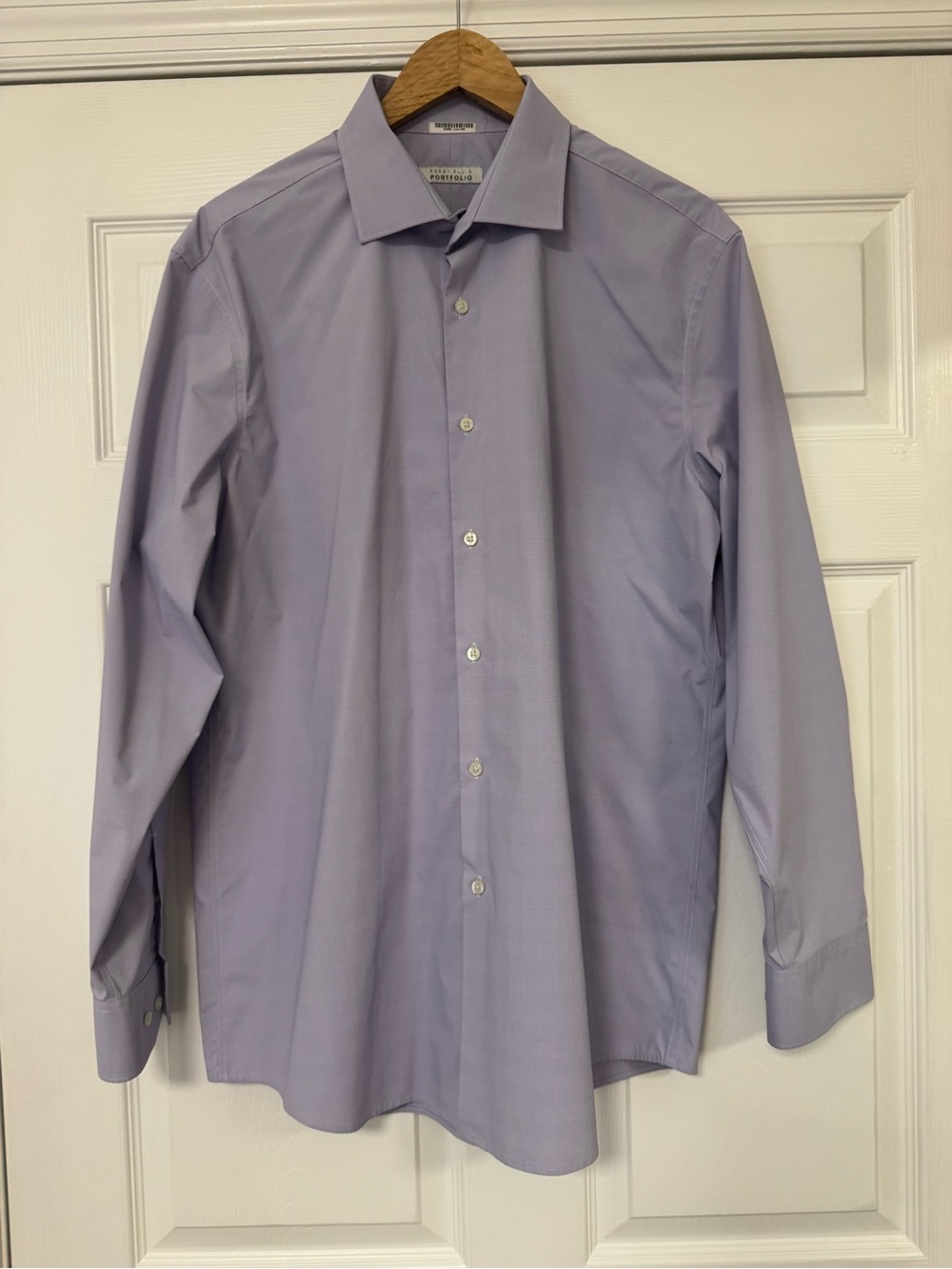 Perry Ellis Men's Lavender Dress Shirt